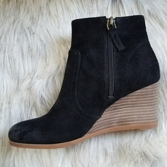 New in Box BP. Black Wedge Bootie - Picture 4 of 4
